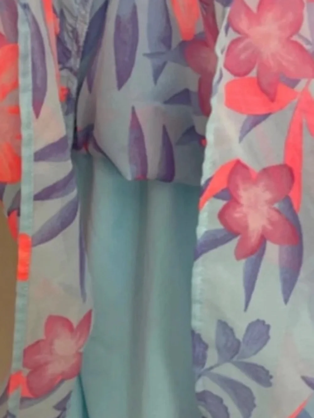 The Children's Place Girl's Cold Shoulder Summer Floral Dress, Large 10/12 - Picture 6 of 16